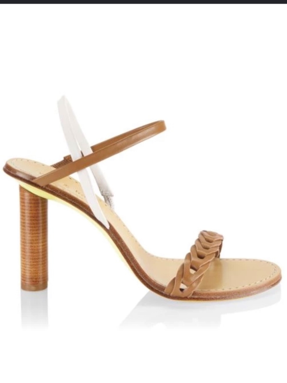 Rag & Bone Infinity Sandal in Tan and White, size 8
